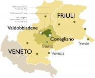 Map of Prosecco