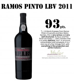 Ramos Pinto LBV 2011 Scores 93 Points