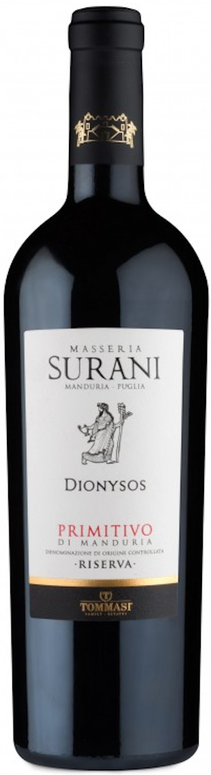 Dionysos Primitivo di Manduria DOC Reserva 2017 — Masseria Surani