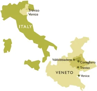 Villa Marcello Veneto Region Map